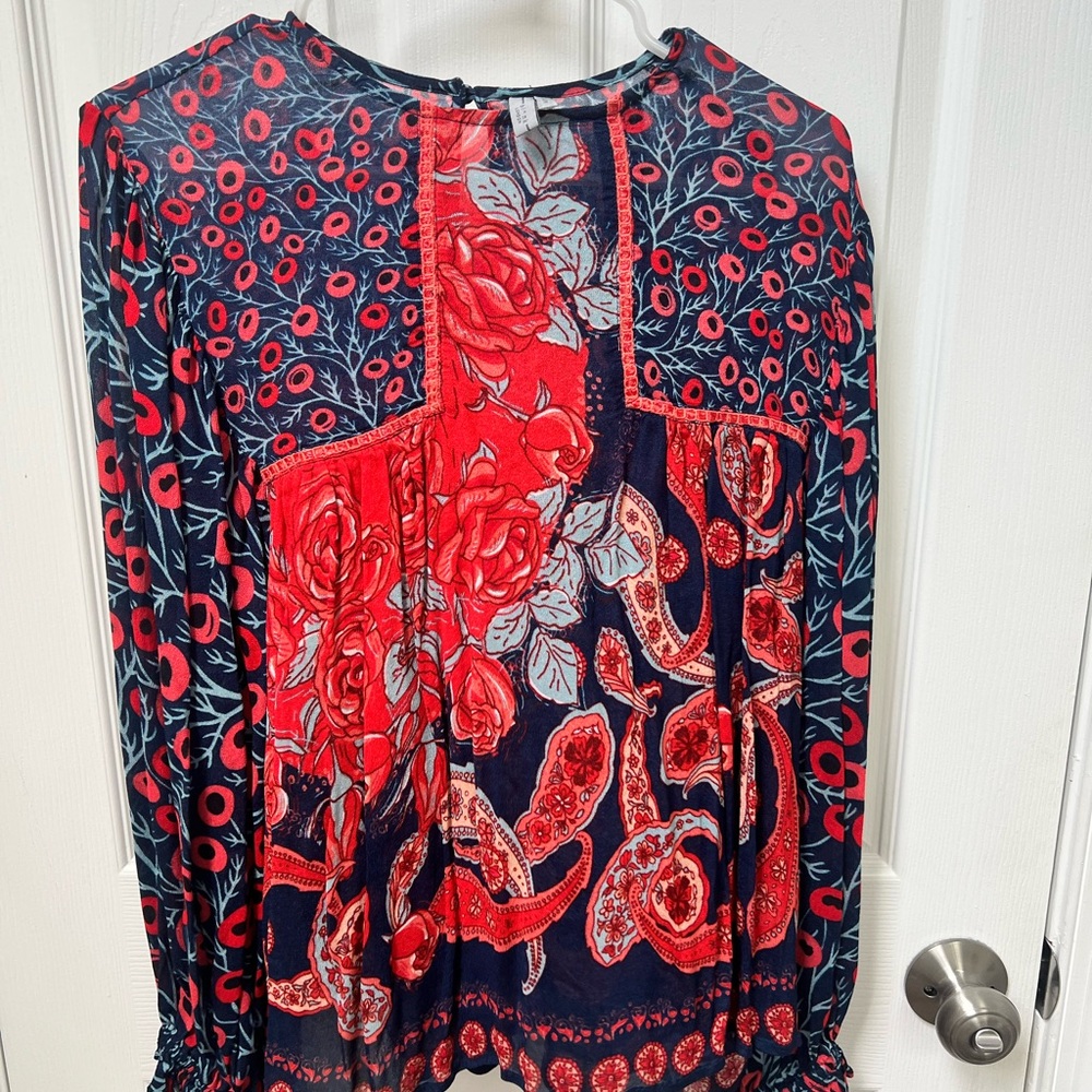 Anthropologie London Floral Top